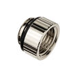 EK Water Blocks EK-Quantum Torque Micro G1/4 inch Extension straight F-F 7 - nickel image number null