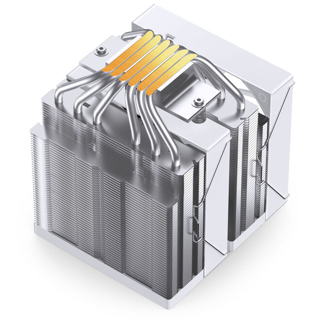 Jonsbo CB80 CPU-K&uuml;hler, Dual-Tower, 2 x 120mm, PWM, RGB - wei&szlig; image number 5