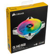Corsair iCUE QL140 RGB PWM L&uuml;fter - 140mm, wei&szlig; image number null