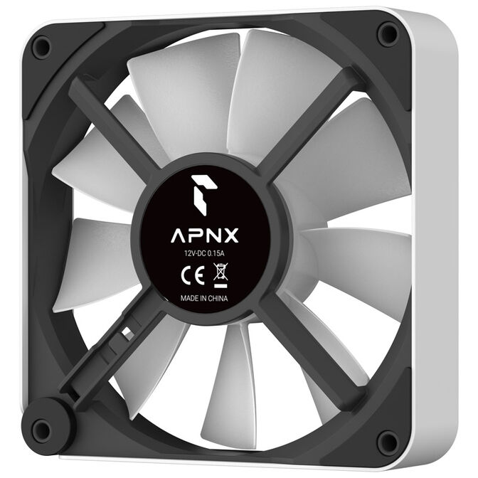 APNX FP2-120 PWM L&uuml;fter, ARGB - 120mm, wei&szlig; image number 8