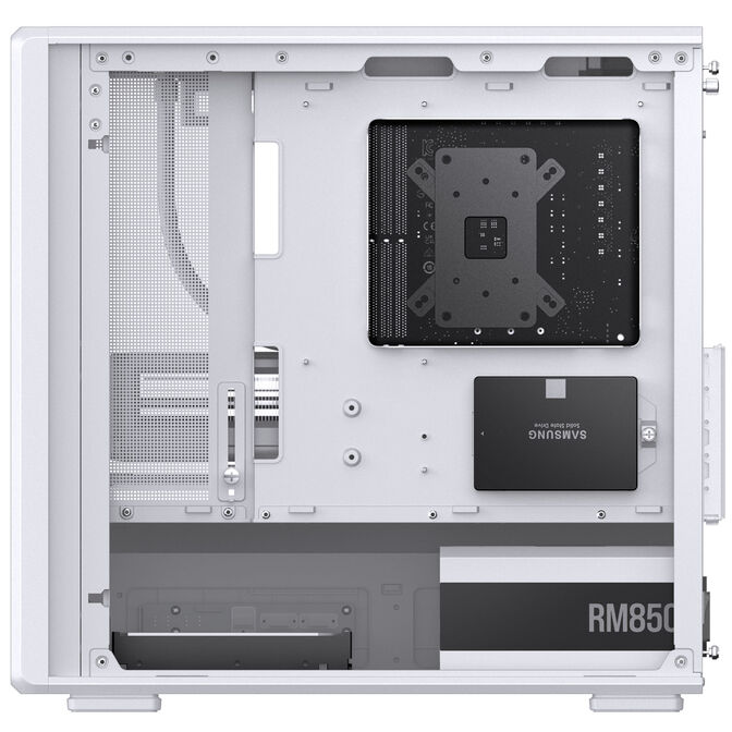 Jonsbo D200 PC Case, Mini Tower, mATX, Tempered Glass - white image number 14