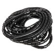 InLine spiral cable wrap, black - 18mm x 10m image number null