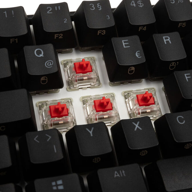 Ducky Mecha Mini Gaming Keyboard, MX-Red, RGB-LED - black image number 6