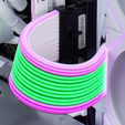 Lian Li Strimer Wireless 24-Pin RGB Mainboardkabel + Controller + Strimer Wireless 12V-2x6 GPU-Kabel Wide image number null