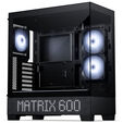 Phanteks XT View Matrix Geh&auml;use-Bundle, Midi-Tower, E-ATX, Tempered Glass + Nxlinq V2 HUB - schwarz image number null