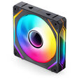 Jonsbo ZL-120B L&uuml;fter, PWM, ARGB - 120mm, schwarz, 3er-Pack image number null