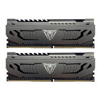 Patriot Viper Steel DDR4-3200 RAM, CL16, XMP - 32 GB Dual-Kit, silber