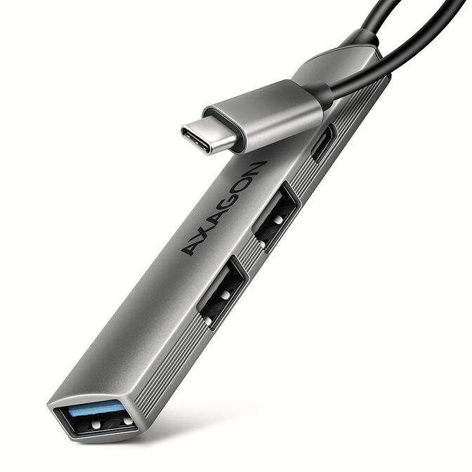 AXAGON HUE-STC USB-Hub - 3x USB-A, 1x USB-C, 12cm USB-C-Kabel image number 0