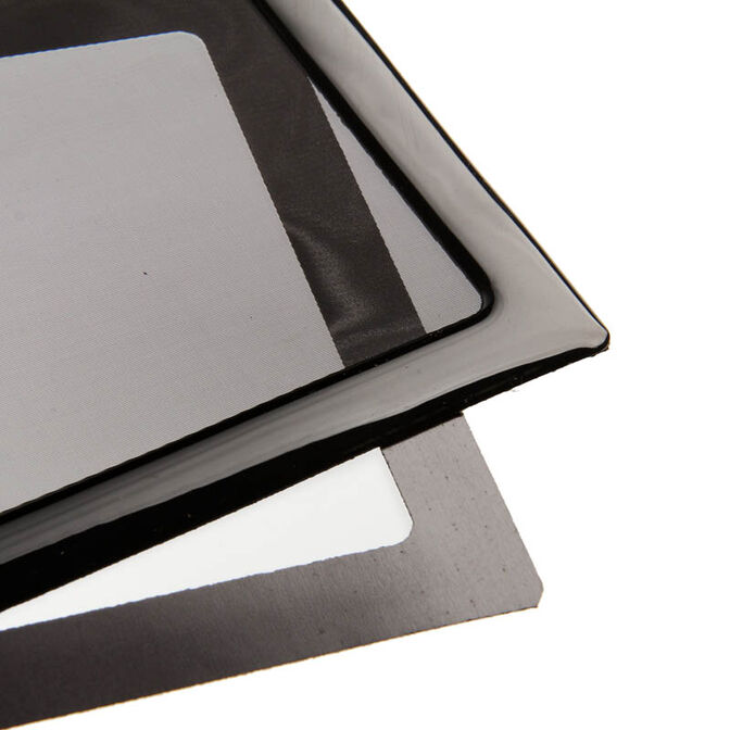 Demciflex Staubfilter f&uuml;r 480mm Radiatoren - schwarz/schwarz image number 1