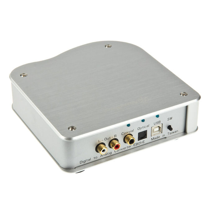 SilverStone SST-EB01S-E Ensemble Digital to Analog Converter - silber image number 1