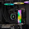 Corsair Vengeance RGB DDR5-6000 RAM, CL30, XMP - 64 GB Dual-Kit, black image number null