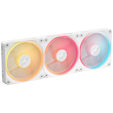 Corsair iCUE Link LX120-R RGB L&uuml;fter, PWM - 3er-Pack, 120mm, wei&szlig; image number null