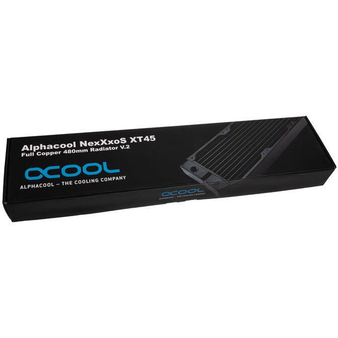 Alphacool NexXxoS V.2 XT45 Full Copper Radiator - 480mm, schwarz image number 7