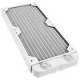 Corsair Hydro X Series XR5 240mm Water Cooling Radiator - white image number null