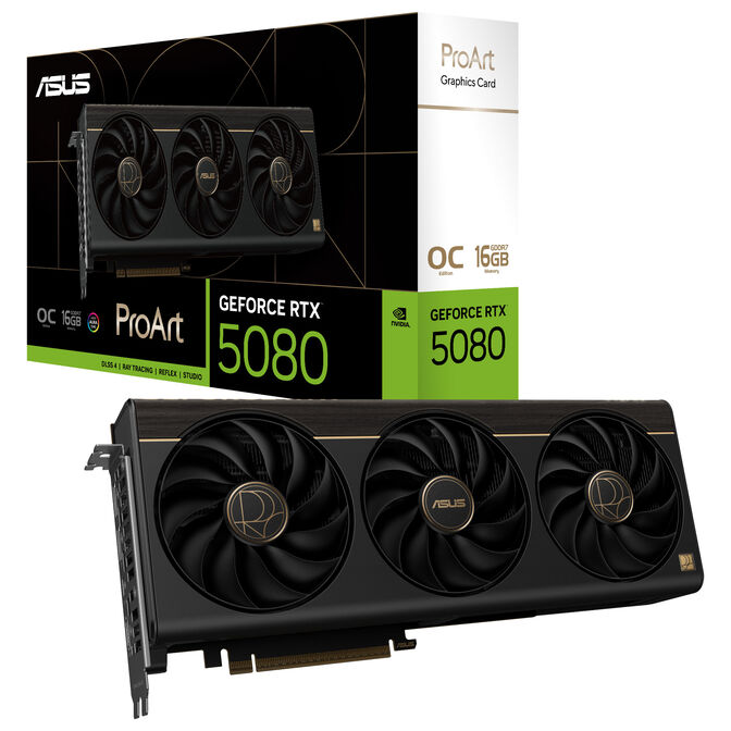 ASUS GeForce RTX 5080 ProArt OC Edition, 16384 MB GDDR7 image number 0