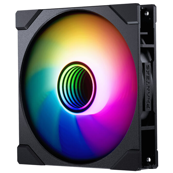 PHANTEKS M25 Gen2 PWM D-RGB L&uuml;fter 3er-Pack - Reverse Blade, 140mm, schwarz image number 2