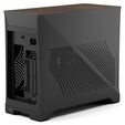 Fractal Design Era 2 Mini-ITX Geh&auml;use, Walnussholz-Panel &ndash; Grau image number null