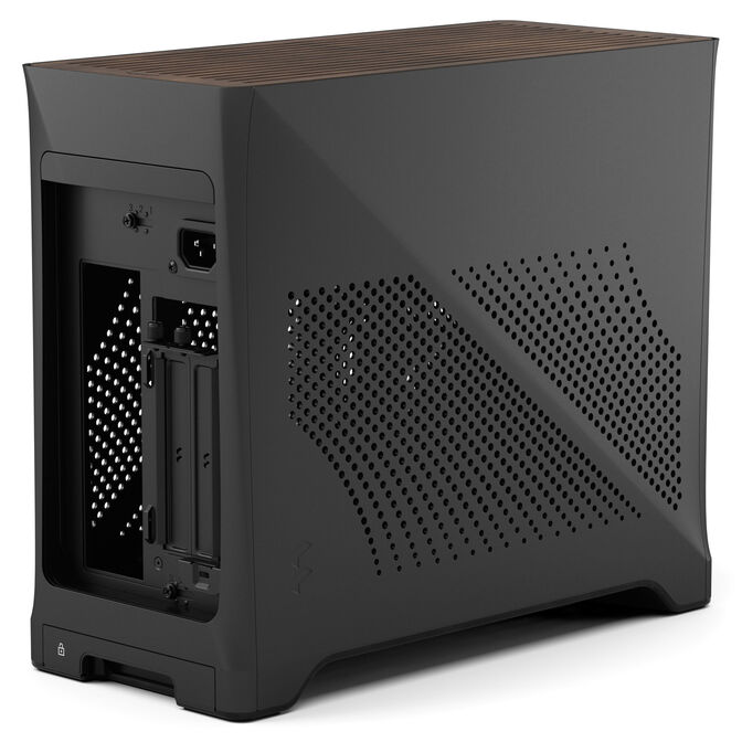 Fractal Design Era 2 Mini-ITX Geh&auml;use, Walnussholz-Panel &ndash; Grau image number 8
