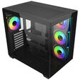 Cooler Master Elite 681 PC-Geh&auml;use, Midi-Tower, ATX, Tempered Glass, RGB - inklusive 4x 120mm-ARGB-L&uuml;fter, schwarz image number null