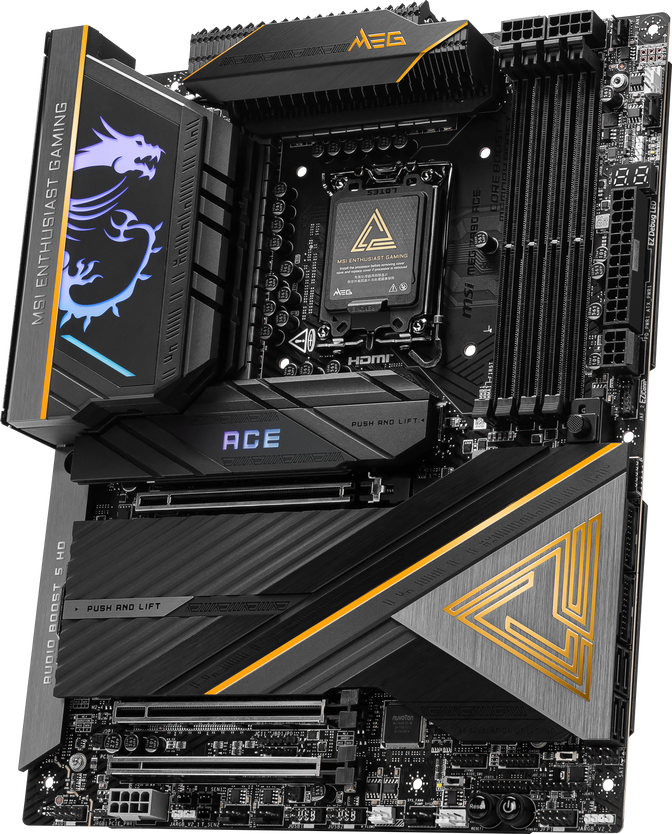 MSI MEG Z890 ACE Mainboard, Sockel LGA 1851, Intel Z890, ATX, DDR5 image number 5