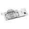 Barrow LRC2.0 full coverage GPU Water Block for ASUS TUF 3070 Aurora RGB - Acrylic