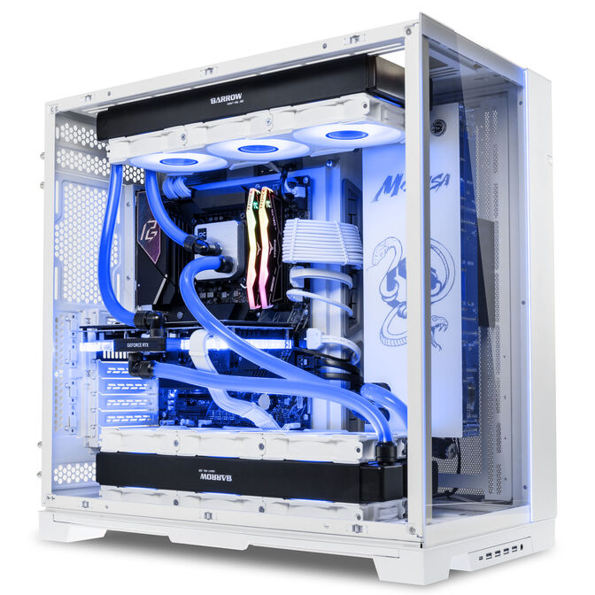 Gaming-PC Blue Medusa XL, Intel Core Ultra 9 285K, NVIDIA GeForce RTX 5080 - Custom Wasserk&uuml;hlung image number 3