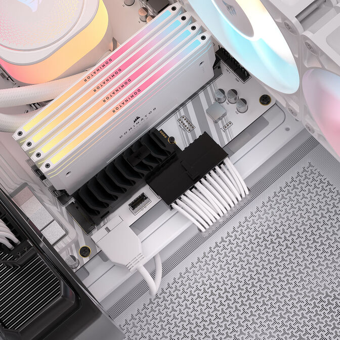 Corsair Cable Set, Type 4, DC Cable Pro Kit, individually sleeved - white image number 3