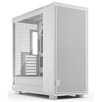 Fractal Design Epoch XL White TG Clear Tint PC Case, Mid-Tower, E-ATX, Tempered Glass &ndash; white