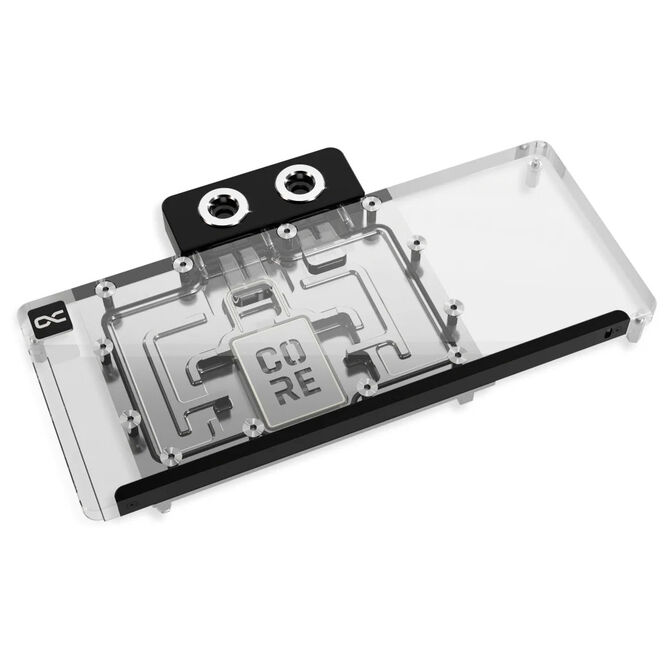 Alphacool Core RX 9070 Mercury GPU Water Block, ARGB, with Backplate - Acrylic image number 1