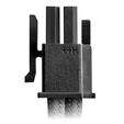 CableMod C-Series Pro ModMesh Sleeved 12V-2x6 12VHPWR Dual StealthSense Cable Kit for Corsair RMi, RMx (Black Label) - carbon image number null