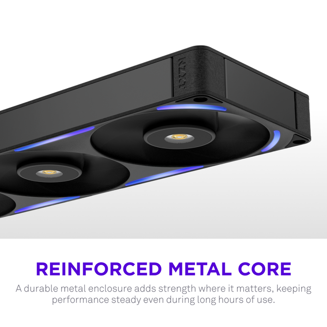 NZXT Performance F360X Einzelrahmenl&uuml;fter, aRGB, LCP-Rahmen - schwarz, 360mm image number 12