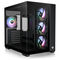 Thermaltake View 380 TG ARGB PC Case, Mid Tower, ATX, ARGB, Tempered Glass - Black