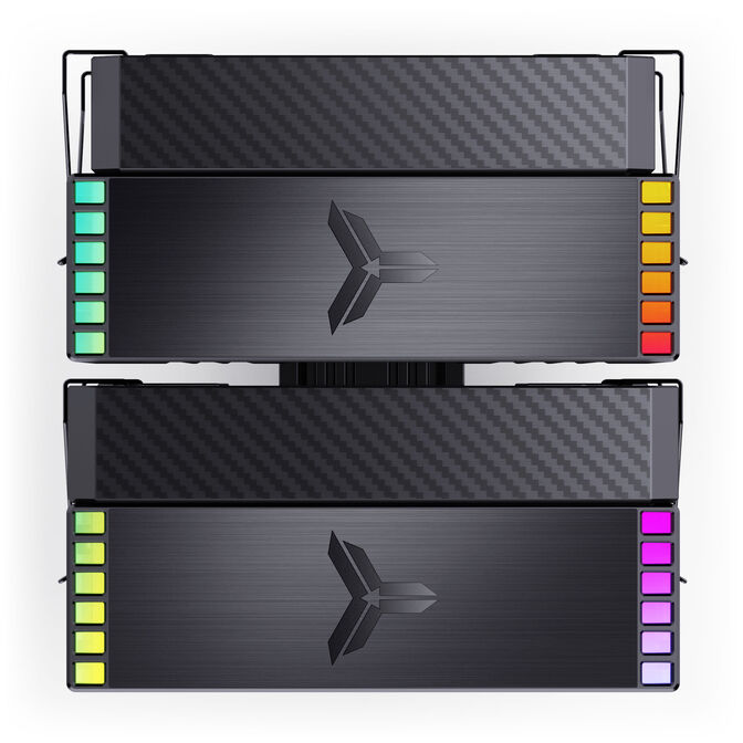 Jonsbo HX6280 CPU-K&uuml;hler, PWM, RGB - 130mm, schwarz image number 7
