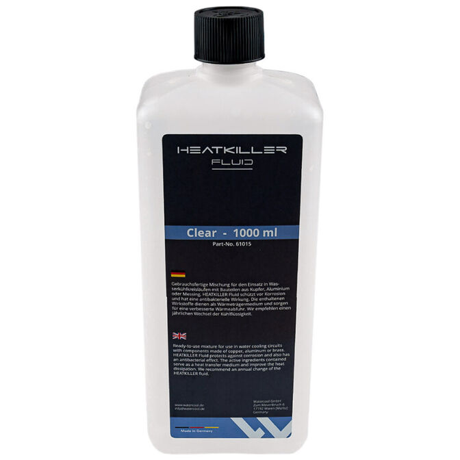 Watercool Heatkiller Fluid 1000 ml - Clear/Transparent, Coolant image number 1
