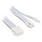 SilverStone 8-pin PCIe to 6+2-pin PCIe extension, 250mm - White