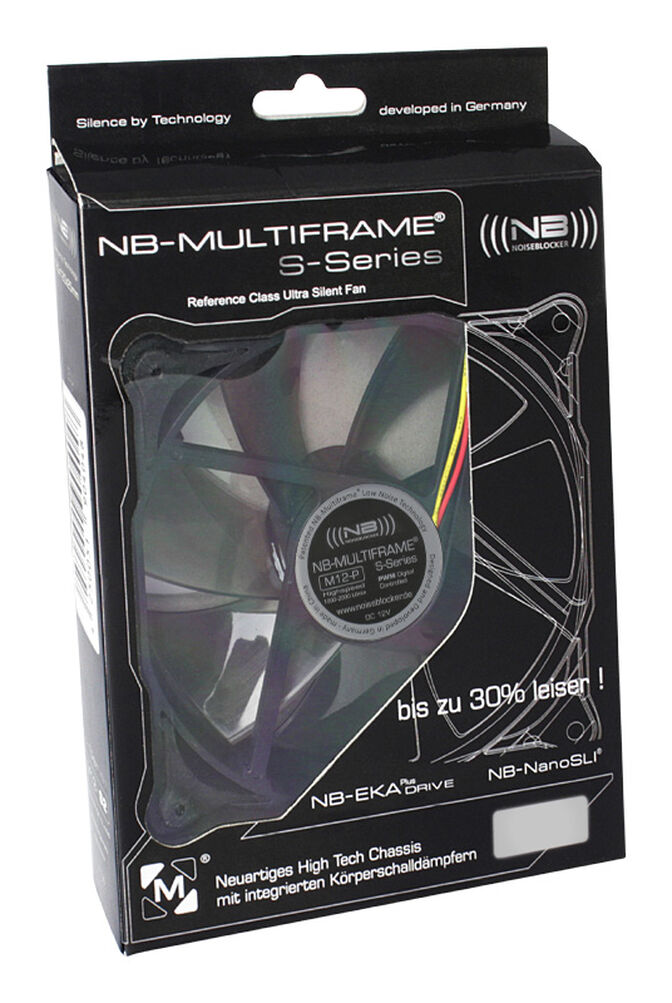 Noiseblocker Multiframe S-Series M12-P - 120mm PWM image number 2