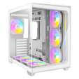 Antec C5 PC case, mid tower, ATX, RGB, tempered glass - white image number null