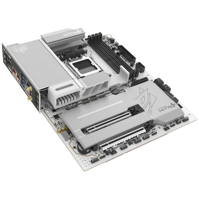 Sapphire Nitro+ X870EA PhantomLink Polar Edition Mainboard, AMD X870E, Sockel AM5, DDR5 image number 1