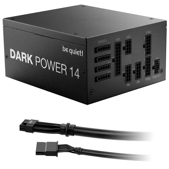 be quiet! Dark Power 14 80 PLUS Titanium Netzteil, ATX 3.1, PCIe 5.1 - 850 Watt image number 3