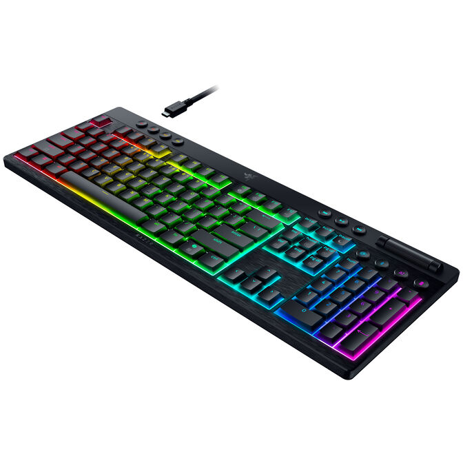 Razer BlackWidow V4 Low-Profile HyperSpeed kabellose Gaming-Tastatur, mechanisch - Orange Switch, ISO (DE) image number 4