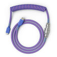 Glorious Coiled Cable Nebula, USB-C auf USB-A Spiralkabel - 1,37m, violett image number null
