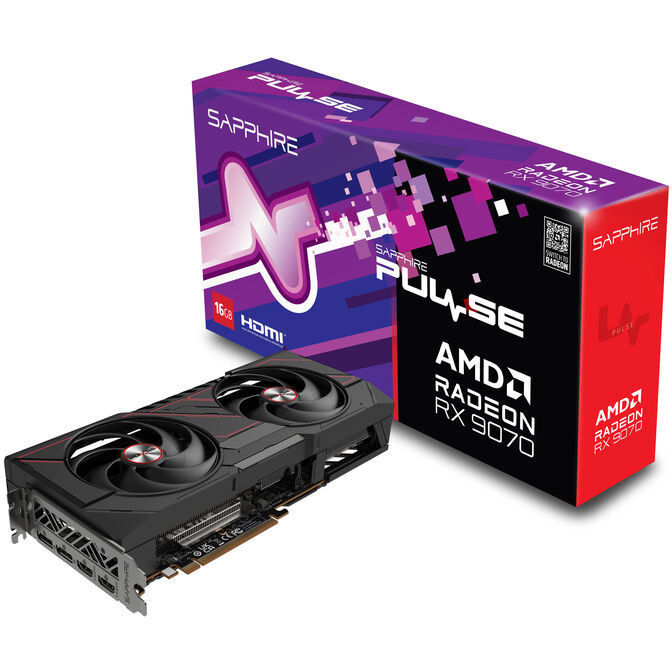 Sapphire Pulse Radeon RX 9070 Gaming Grafikkarte, 16384 MB GDDR6 image number 0