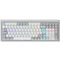 Ducky Cushion 98 Silver DE Layout Ducky Silent Red Switch