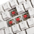 Ducky One 2 Mini Gaming Tastatur, MX-Silent-Red, RGB-LED, wei&szlig; image number null