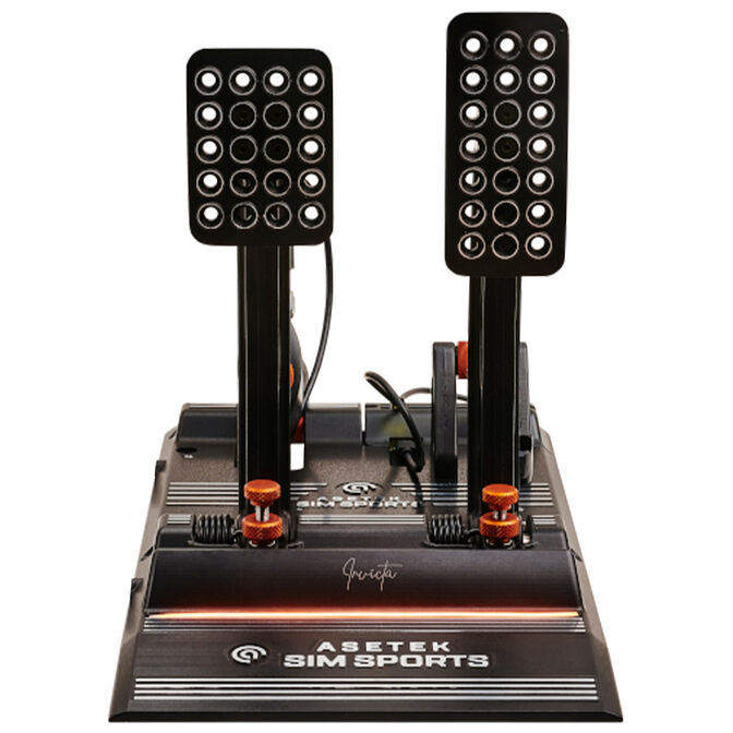 Asetek SimSports Invicta Sim Racing - Brems- und Gaspedal + Kupplung image number 3