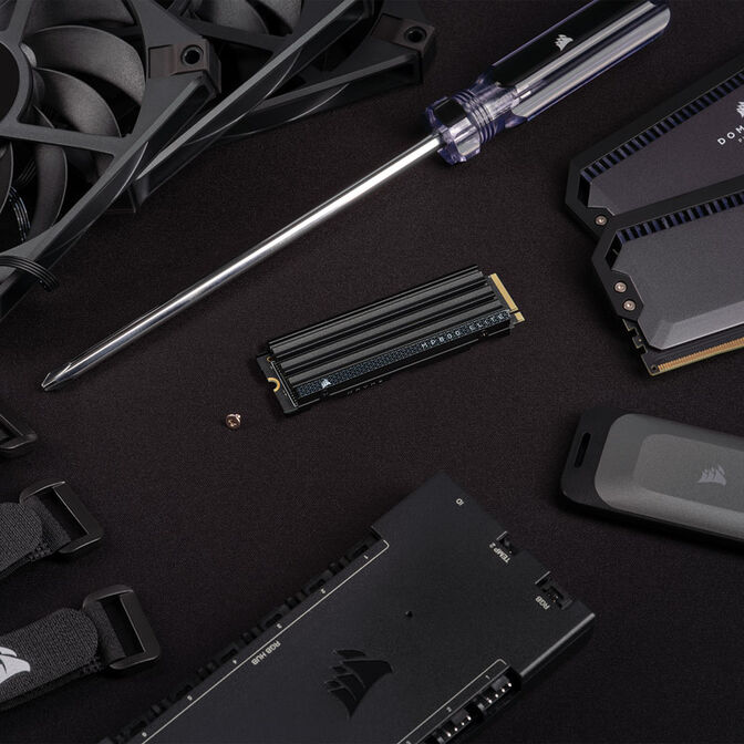 Corsair MP600 Elite NVMe SSD, PCIe 4.0 M.2 Type 2280 - 2 TB with heatsink image number 9