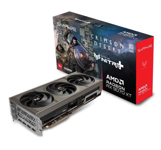 Sapphire Nitro+ Radeon RX 9070 XT OC Crimson Desert Grafikkarte, 16384 MB GDDR6 image number 0