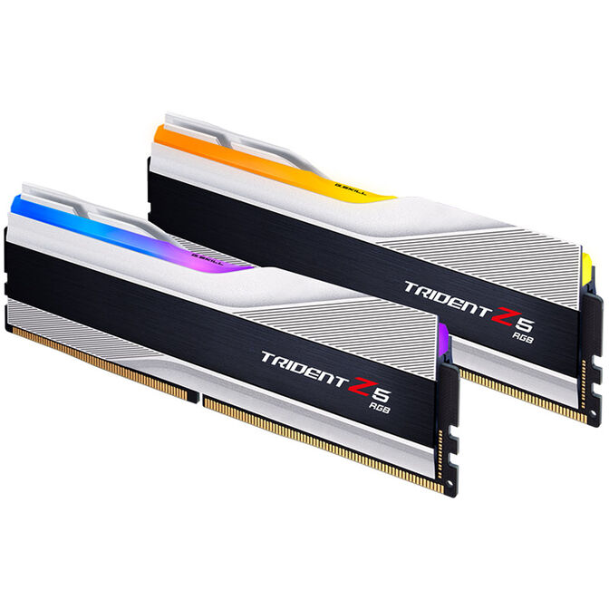 G.Skill Trident Z5 RGB DDR5-6000 RAM, CL36, XMP - 32 GB Dual-Kit, silver image number 1