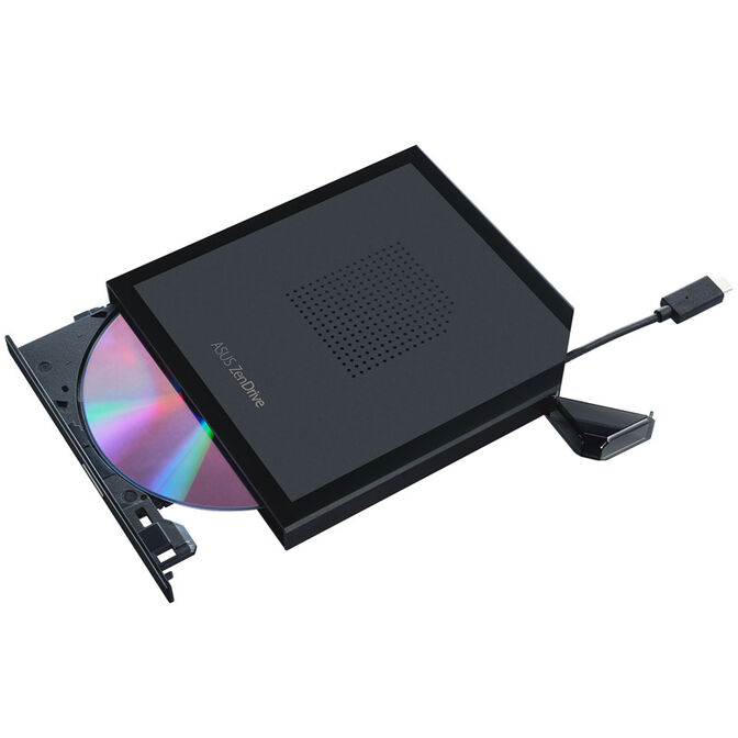 ASUS SDRW-08V1M-U, DVD burner, external - black image number 4