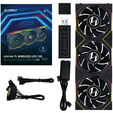 Lian Li UNI FAN TL-LCD Wireless Reverse Blade L&uuml;fter, 3er-Pack inkl. Controller - 120mm, schwarz image number null